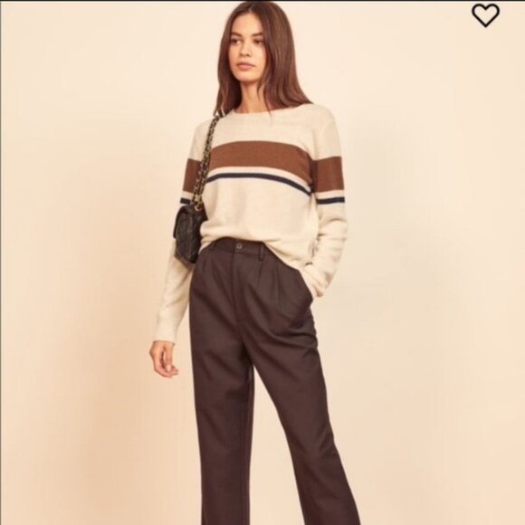 Reformation Cashmere Crew Sweater - S/M - Picture 2 of 9